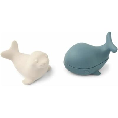Liewood Jouets pour le bain Duncan Whale blue/Sandy taille unique - Publicité Liewood Jouets pour le bain Duncan Whale blue/Sandy taille unique - Publicité