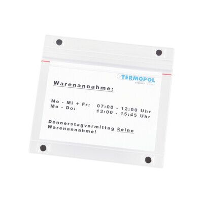Eichner Pochette magnétique PVC transparente A5 que (9218-03700) - Publicité Eichner Pochette magnétique PVC transparente A5 que (9218-03700) - Publicité