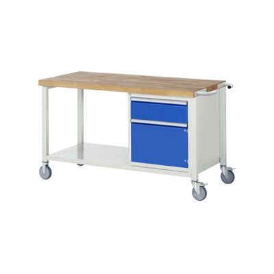 Etabli mobile brut Modèle 8152 LxPxH 1500x700x880mm ; RAU (05-8152A6-157B4S.11) - Publicité Etabli mobile brut Modèle 8152 LxPxH 1500x700x880mm ; RAU (05-8152A6-157B4S.11) - Publicité