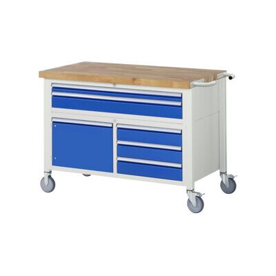 Etabli mobile brut Modèle 8922 LxPxH 1250x700x880mm ; RAU (05-8922A2-127B4S.11) - Publicité Etabli mobile brut Modèle 8922 LxPxH 1250x700x880mm ; RAU (05-8922A2-127B4S.11) - Publicité