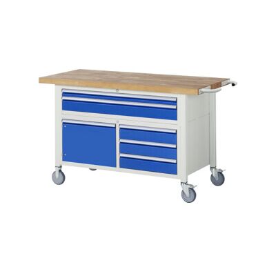 Etabli mobile brut Modèle 8922 LxPxH 1500x700x880mm ; RAU (05-8922A2-157B4S.11) - Publicité Etabli mobile brut Modèle 8922 LxPxH 1500x700x880mm ; RAU (05-8922A2-157B4S.11) - Publicité