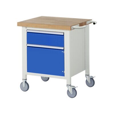 Établi mobile Rau modèle 8152 LxPxH 750x700x880mm (05-8152A2-077B4S.11) - Publicité Établi mobile Rau modèle 8152 LxPxH 750x700x880mm (05-8152A2-077B4S.11) - Publicité