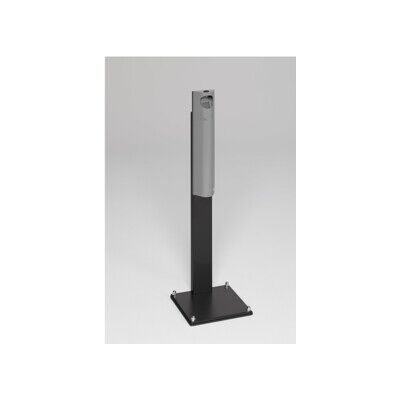 VAR Cendrier mural B 12 verrouillable avec pied argent 3,5 l (45073) - Publicité VAR Cendrier mural B 12 verrouillable avec pied argent 3,5 l (45073) - Publicité