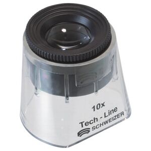Loupe à pied Tech-Line grossissement x 10 Fixe D. lentille 30 mm Schweizer (09410) - Publicité Loupe à pied Tech-Line grossissement x 10 Fixe D. lentille 30 mm Schweizer (09410) - Publicité
