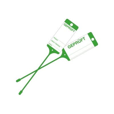 Etiquette de marchandise Eichner PP vert Testé (9219-00773) - Publicité Etiquette de marchandise Eichner PP vert Testé (9219-00773) - Publicité