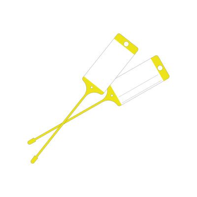Etiquette de marchandise en PP jaune Eichner avec code neutre (9219-00777) - Publicité Etiquette de marchandise en PP jaune Eichner avec code neutre (9219-00777) - Publicité