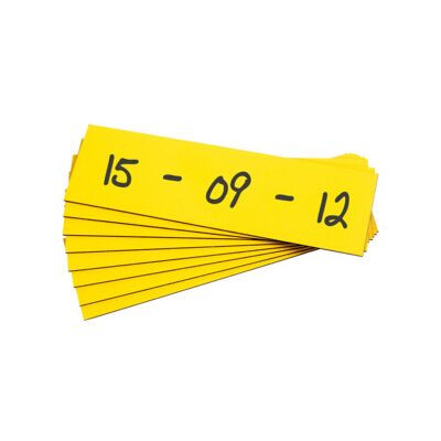 Etiquette magnétique Eichner 0,85 mm Couleur : jaune 30 x 75 mm (9218-04018) - Publicité Etiquette magnétique Eichner 0,85 mm Couleur : jaune 30 x 75 mm (9218-04018) - Publicité