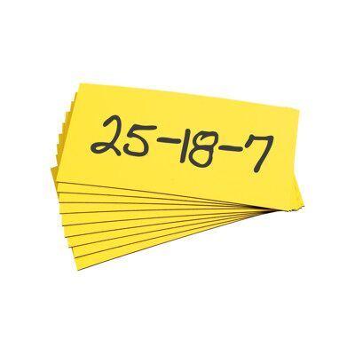 Etiquette magnétique Eichner 0,85 mm Couleur : jaune 50 x 100 mm (9218-02364) - Publicité Etiquette magnétique Eichner 0,85 mm Couleur : jaune 50 x 100 mm (9218-02364) - Publicité