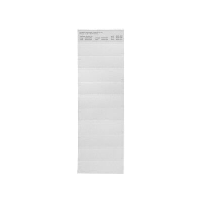 Etiquettes d'identification Eichner blanches 6,8 x 24,5 cm (9036-00031) - Publicité Etiquettes d'identification Eichner blanches 6,8 x 24,5 cm (9036-00031) - Publicité