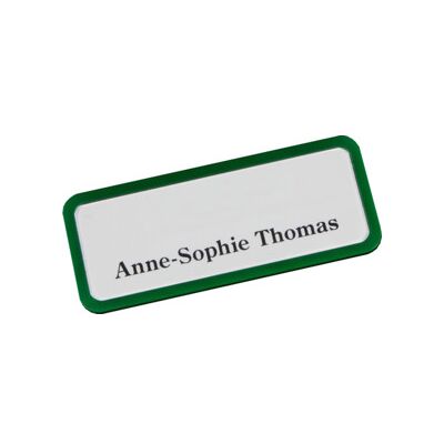 Plaque nominative Eichner magnétique 81 x 33 mm vert (9218-03008) - Publicité Plaque nominative Eichner magnétique 81 x 33 mm vert (9218-03008) - Publicité