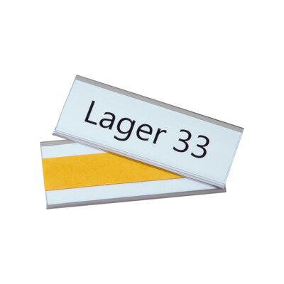 Porte-étiquette autocollant Eichner en PVC 38 x 100 mm (9218-03022) - Publicité Porte-étiquette autocollant Eichner en PVC 38 x 100 mm (9218-03022) - Publicité