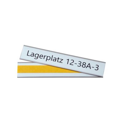 Porte-étiquette autocollant Eichner en PVC 38 x 200 mm (9218-03023) - Publicité Porte-étiquette autocollant Eichner en PVC 38 x 200 mm (9218-03023) - Publicité