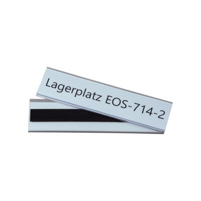 Porte-étiquettes magnétique Eichner en PVC 54 x 200 mm (9218-03042) - Publicité Porte-étiquettes magnétique Eichner en PVC 54 x 200 mm (9218-03042) - Publicité