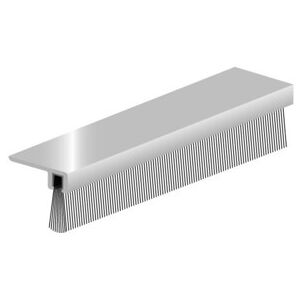 ELLEN Joint de seuil de porte IBS 90-18 incliné alu argent, H16xL1000, P12,5 ; Elton (0308202) - Publicité ELLEN Joint de seuil de porte IBS 90-18 incliné alu argent, H16xL1000, P12,5 ; Elton (0308202) - Publicité