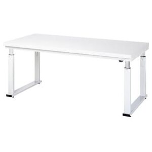 RAU Table de travail réglable - 740-1140 mm, 2000x900 mm, Gris - Publicité RAU Table de travail réglable - 740-1140 mm, 2000x900 mm, Gris - Publicité