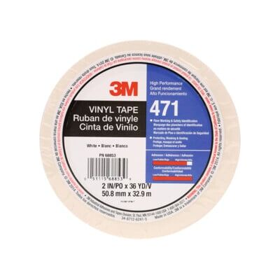 3M Rubans adhésifs en PVC doux, Couleur: WHITE (471IW-W50-D) - Publicité 3M Rubans adhésifs en PVC doux, Couleur: WHITE (471IW-W50-D) - Publicité