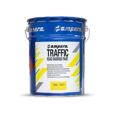 AMPERE TRAFFIC PAINT Peinture de marquage routier 5kg jaune ; A.M.P.E.R.E (10625) - Publicité AMPERE TRAFFIC PAINT Peinture de marquage routier 5kg jaune ; A.M.P.E.R.E (10625) - Publicité