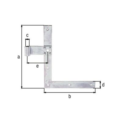 Angle de fenêtreb.L.250 x 200mm B.30mm S.3mm S.3mm STA galv.jaune galvanisé L ger. ; GAH Alberts (313319) - Publicité Angle de fenêtreb.L.250 x 200mm B.30mm S.3mm S.3mm STA galv.jaune galvanisé L ger. ; GAH Alberts (313319) - Publicité