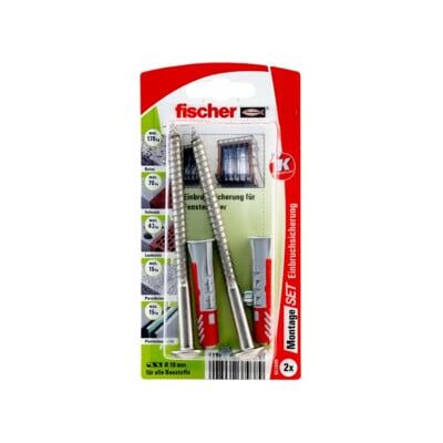 fischer M-Set Grille de fenêtre anti-effraction K (553880) - Publicité fischer M-Set Grille de fenêtre anti-effraction K (553880) - Publicité
