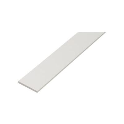 GAH Alberts Tige plate lisse, non perforée, L1000mm l20mm, ép2mm plastique blanc intégral (479381) - Publicité GAH Alberts Tige plate lisse, non perforée, L1000mm l20mm, ép2mm plastique blanc intégral (479381) - Publicité