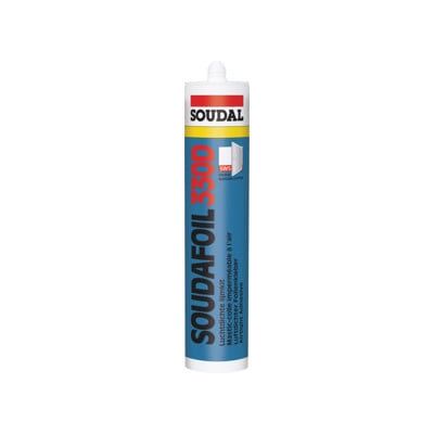 Soudal 1K Colle pour bande d'étanchéité de fenêtre Soudafoil 330D blanc 475 g/300 ml (122660) - Publicité Soudal 1K Colle pour bande d'étanchéité de fenêtre Soudafoil 330D blanc 475 g/300 ml (122660) - Publicité
