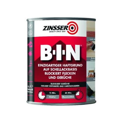 ZINSSER BIN 1L ; RUST-OLEUM (851.DE.1) - Publicité ZINSSER BIN 1L ; RUST-OLEUM (851.DE.1) - Publicité
