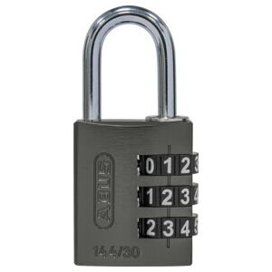 ABUS Cadenas à combinaison 144/30 Lock-Tag Aluminium, titane (80932) - Publicité ABUS Cadenas à combinaison 144/30 Lock-Tag Aluminium, titane (80932) - Publicité