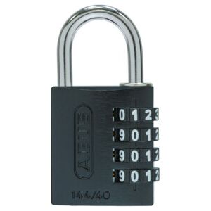 ABUS Cadenas à combinaison 144/40 Lock-Tag Aluminium, noir (82378) - Publicité ABUS Cadenas à combinaison 144/40 Lock-Tag Aluminium, noir (82378) - Publicité