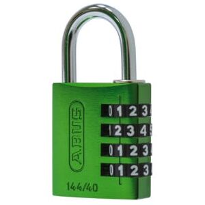 ABUS Cadenas à combinaison 144/40 Lock-Tag aluminium, vert (82374) - Publicité ABUS Cadenas à combinaison 144/40 Lock-Tag aluminium, vert (82374) - Publicité
