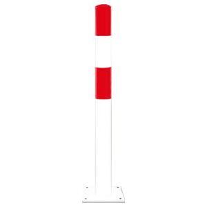 Poste de protection contre les chocs - Rouge / Blanc - 1200mm - Publicité Poste de protection contre les chocs - Rouge / Blanc - 1200mm - Publicité