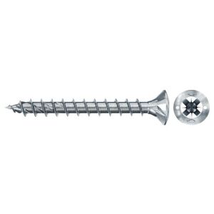 fischer Vis PowerFast II FPF II RZF 4,0x45 BC 500 Tête fraisée bombée, empreinte PZ, zingué blanc, filetage total (670252) - Publicité fischer Vis PowerFast II FPF II RZF 4,0x45 BC 500 Tête fraisée bombée, empreinte PZ, zingué blanc, filetage total (670252) - Publicité