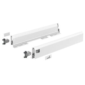 Côté de tiroir ArciTech Hettich - 94mm Hauteur, 450mm Longueur, Blanc - Publicité Côté de tiroir ArciTech Hettich - 94mm Hauteur, 450mm Longueur, Blanc - Publicité