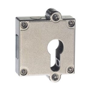 JuNie MB-Cadenas à pêne 7407,D 40mm pour cylindre profilé métal nickelé, G/D (7407.40002) - Publicité JuNie MB-Cadenas à pêne 7407,D 40mm pour cylindre profilé métal nickelé, G/D (7407.40002) - Publicité