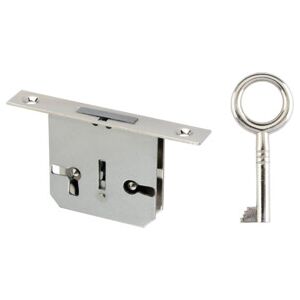 Junie Verrou de Meuble 25mm Nickel - Verrou de Cabinet - Publicité Junie Verrou de Meuble 25mm Nickel - Verrou de Cabinet - Publicité