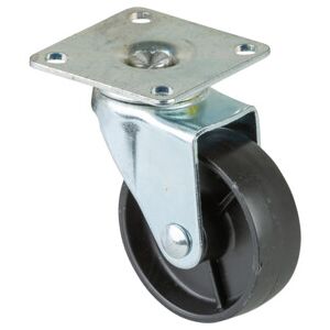 Roulette pivotante D.roue 50 mm cap.charge 40 kg avec plaque de fixation plastiq ; BS Rollen (F25.051) - Publicité Roulette pivotante D.roue 50 mm cap.charge 40 kg avec plaque de fixation plastiq ; BS Rollen (F25.051) - Publicité