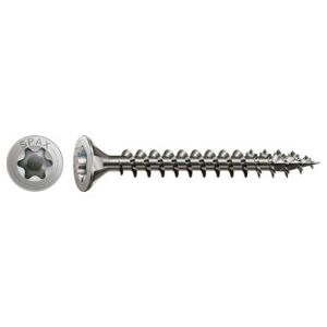 Spax Acier inoxydable 4,5 x 60 mm Tête fraisée T-STAR plus Filetage complet 4CUT A2 inoxydable (1197000450603) - Publicité Spax Acier inoxydable 4,5 x 60 mm Tête fraisée T-STAR plus Filetage complet 4CUT A2 inoxydable (1197000450603) - Publicité