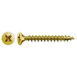 Spax Vis universelle 4 x 30 mm Tête fraisée Pozidriv Z Filetage total 4CUT YELLOX A2L (1081020400305) - Publicité Spax Vis universelle 4 x 30 mm Tête fraisée Pozidriv Z Filetage total 4CUT YELLOX A2L (1081020400305) - Publicité