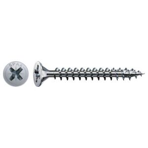 Spax Vis universelle 5 x 40 mm tête fraisée cruciforme Z filetage total 4CUT WIROX A3J (1081010500403) - Publicité Spax Vis universelle 5 x 40 mm tête fraisée cruciforme Z filetage total 4CUT WIROX A3J (1081010500403) - Publicité