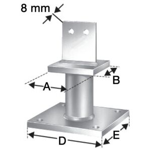 SST Pied de support PISBMAxIG-B ; SIMPSON Strong-Tie (PISBMAXIG-B) - Publicité SST Pied de support PISBMAxIG-B ; SIMPSON Strong-Tie (PISBMAXIG-B) - Publicité