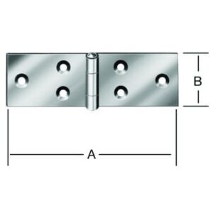 VORMANN Charnière de meuble L 100 mm, l 32 mm acier galvanisé (000505100Z) - Publicité VORMANN Charnière de meuble L 100 mm, l 32 mm acier galvanisé (000505100Z) - Publicité