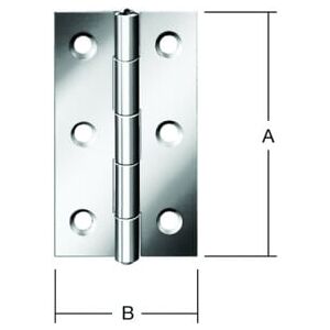 VORMANN Charnière de porte étroite L20xH25mm, galvanisée roulée (000501025Z) - Publicité VORMANN Charnière de porte étroite L20xH25mm, galvanisée roulée (000501025Z) - Publicité