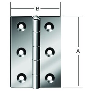 VORMANN Charnière de porte semi-large L58xH80mm, galvanisée roulée (000502080Z) - Publicité VORMANN Charnière de porte semi-large L58xH80mm, galvanisée roulée (000502080Z) - Publicité