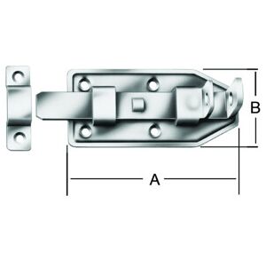 Vormann Loquet de porte L.100mm l.50mm STA galvanisé droit avec boucle (000105100Z) - Publicité Vormann Loquet de porte L.100mm l.50mm STA galvanisé droit avec boucle (000105100Z) - Publicité