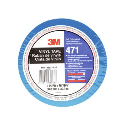 3M Rubans adhésifs en PVC doux, Couleur: BLUE (471IW-BL50-D) - Publicité 3M Rubans adhésifs en PVC doux, Couleur: BLUE (471IW-BL50-D) - Publicité