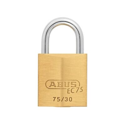 Abus Cadenas en Laiton EC 75 30mm - Verrouillage Double - Publicité Abus Cadenas en Laiton EC 75 30mm - Verrouillage Double - Publicité