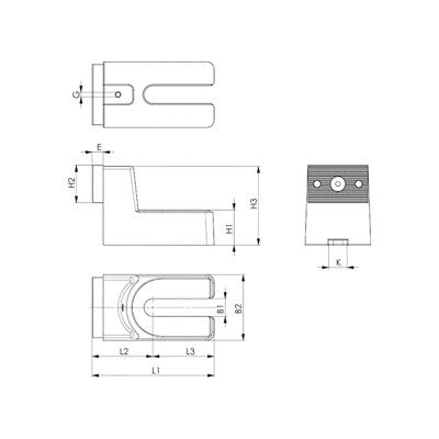 AMF Couvre-latéral rainures en T 6486AS 16mm (565320) - Publicité AMF Couvre-latéral rainures en T 6486AS 16mm (565320) - Publicité