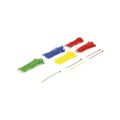 Assortiment de colliers plastique multicolore 2,4 x 100 mm 200 pièces BGS Do it yourself (80875) - Publicité Assortiment de colliers plastique multicolore 2,4 x 100 mm 200 pièces BGS Do it yourself (80875) - Publicité