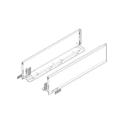 Blum LEGRABOX Cadre, hauteur K 128,5 mm, NL 450 mm, gauche/droite, pour LEGRABOX pure, gris orion mat (06872338) - Publicité Blum LEGRABOX Cadre, hauteur K 128,5 mm, NL 450 mm, gauche/droite, pour LEGRABOX pure, gris orion mat (06872338) - Publicité
