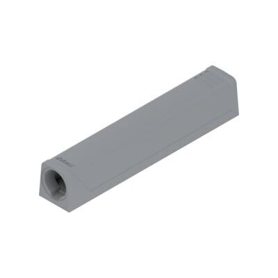 Blum TIP-ON plaque adaptatrice pour portes, version longue, avec vis, R7036 gris métallisé (04722188) - Publicité Blum TIP-ON plaque adaptatrice pour portes, version longue, avec vis, R7036 gris métallisé (04722188) - Publicité