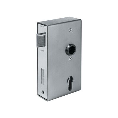 Boîtier de serrure AMF 140P DIN L dimension A30xB94xC172mm distance tête/appuie-tête 60mm sortie 72mm (14415) - Publicité Boîtier de serrure AMF 140P DIN L dimension A30xB94xC172mm distance tête/appuie-tête 60mm sortie 72mm (14415) - Publicité